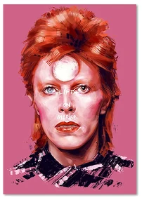 Gario Obraz na plátne Portrét Davida Bowieho - Dmitry Belov Rozmery: 80 x 120 cm