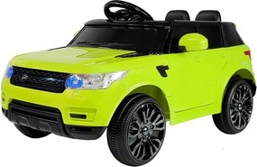 LEAN CARS Elektrické autíčko HL1638 s diaľkovým ovládaním, MP3 a LED svetlom zelené