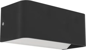 Eglo 901956 - LED RGBW stmievateľné vonkajšie nástenné svietidlo SANIA-Z LED/10W/230V IP55 čierne