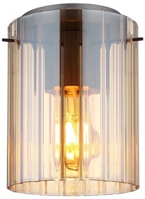 Globo 15904DA - Stropné svietidlo TULIVAR 1xE27/40W/230V pr. 18 cm hnedá
