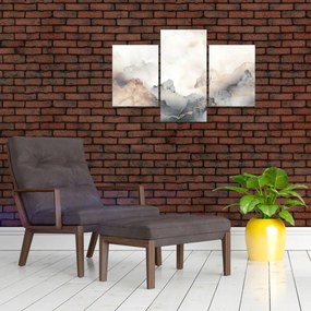 Obraz - Abstrakcia hôr s textúrou mramoru (90x60 cm)