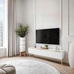 TV skrinka BOSTON III biela 175cm