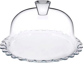 Pasabahce Servírovacia tácka s poklopom Patisserie 24 cm
