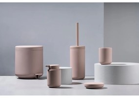 Svetloružová porcelánová nádobka na mydlo Ume – Zone