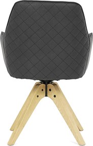 Jedálenské kreslo HC-539 BK3 Farba: Čierna