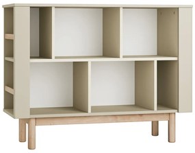 Béžová detská knižnica 120x40 cm Miloo – Pinio