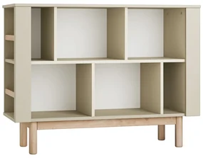 Béžová detská knižnica 120x40 cm Miloo – Pinio