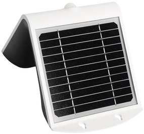 Exteriérové solárne nástenné LED svietidlo Butterfly, 1x LED 3,2w, biela, pohybový senzor