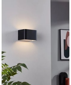 Eglo 901016 - LED Nástenné svietidlo SANIA LED/6W/230V 3000K čierna