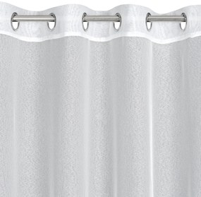 ZÁCLONA NA KRÚŽKOCH TAMINA 350X250 CM BIELA
