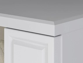 VITRÍNA BELLINI BIELY VYSOKÝ LESK 92 cm LED