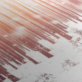 Obraz - Zebra v zasneženom lese (90x60 cm)