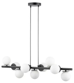 Luster na lanku AVOLA 9xG9/12W/230V čierna