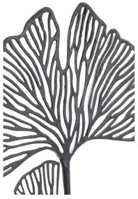 Kovová soška (výška 48 cm) Leaf – Light &amp; Living