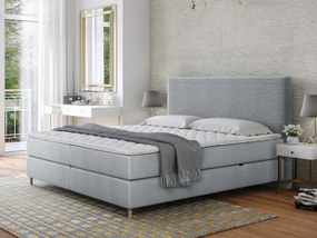 Manželská posteľ 180 cm Wezler (popolavá)