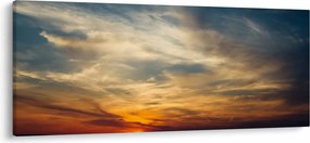 Obraz západu slnka (120x50 cm)