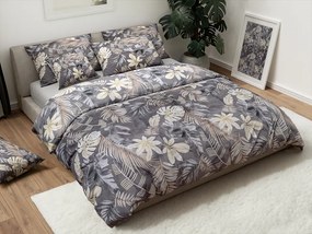 Obliečky z mikrovlákna LUVIO sivé hotelová kapsa Rozmer obliečky: 70 x 90 cm | 140 x 220 cm