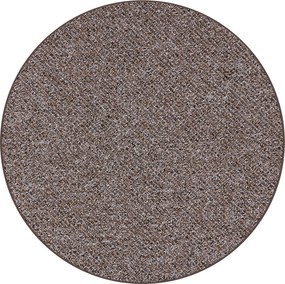 AladinWorld Expres, Kusový koberec Bohemia hnedý kruh, 200x200 (priemer) kruh, hnedá, kancelária