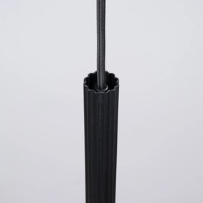 Závesné svietidlo Arche, 1x čierne kovové tienidlo