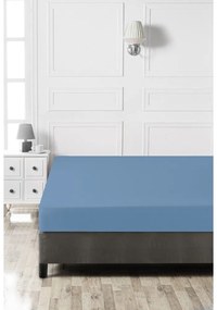 Modrá napínacia bavlnená plachta 140x200 cm – Mijolnir