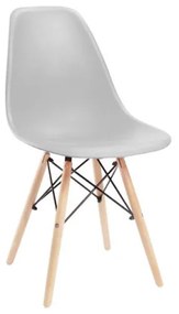 SPRINGOS Dizajnová stolička SPRINGOS MILANO sivá