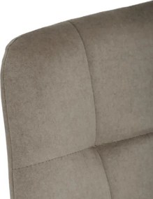 Jedálenská stolička zamatová, béžová DCL-X7015 CAP2