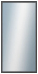 DANTIK - Zrkadlo v rámu, rozmer s rámom 50x100 cm z lišty KASSETTE šedá (3078)