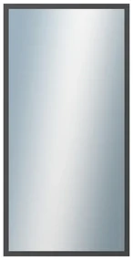 DANTIK - Zrkadlo v rámu, rozmer s rámom 50x100 cm z lišty KASSETTE šedá (3078)