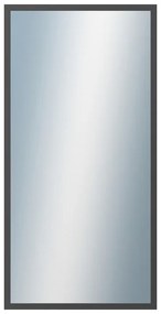 DANTIK - Zrkadlo v rámu, rozmer s rámom 50x100 cm z lišty KASSETTE šedá (3078)
