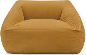 Žltý menčestrový sedací vak Lilibet – Bobochic Paris