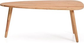 Konferenčný stolík z masívu akácie v prírodnej farbe 60x110,5 cm Duvani – Kave Home
