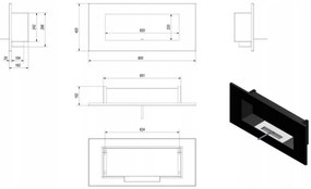 Biokrb na stenu Delta 2 Horizontal