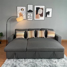 Rozkladacia rohová súprava KIMBERLAND s úložným priestorom