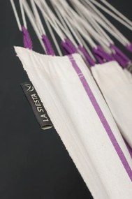 La Siesta Hojdacia sieť CARIBEŇA SINGLE - purple, bavlna + polyester
