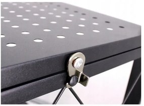 Kuchynský regál na kolieskach Ricos 3 (čierna). Akcia -18%. Vlastná spoľahlivá doprava až k Vám domov. 1133076