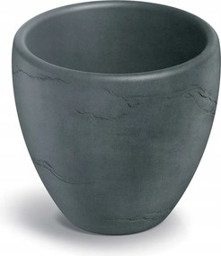 Plastový květináč CANOLOS betonově šedý