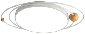 Toolight Toolight, kovové stropné svietidlo Galaxy White 5xE27 APP871-C, biela, OSW-08966