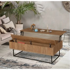 Konferenčný stolík Est Walnut and Black