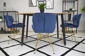 Set štyroch jedálenských stoličiek NEST granátové (4ks)