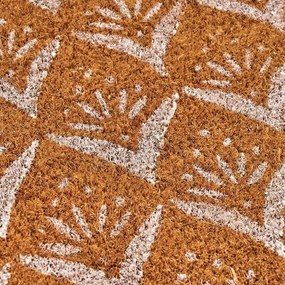 Rohožka z kokosového vlákna 60x40 cm Mini White – Casa Selección