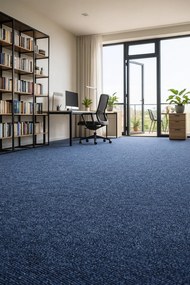 Condor Carpets, AKCIA: 100x160 cm Metrážny koberec Classica 582, záťažový, šíře, modrá, ab (mriežka), chodba / predsieň