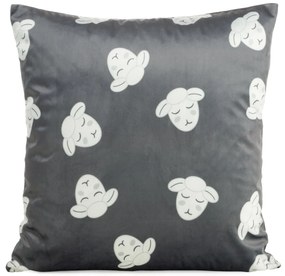 EUROFIRANY DETSKÁ DEKORAČNÁ OBLIEČKA NA VANKÚŠ KIDS 1C 45X45 CM SIVÁ