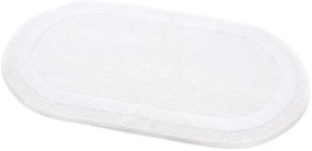 Kúpelňový koberček Keno Elips biely B01