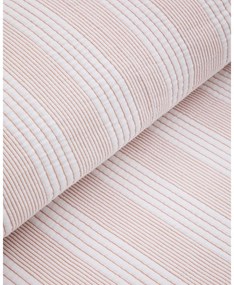 Červený/biely bavlnený prešívaný pléd 240x260 cm Macie – Kave Home