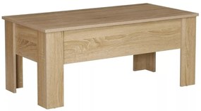 Konferenčný stolík RIWA s výsuvnou doskou 100x50 cm, dub sonoma