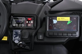 Ramiz Elektrická bugina Maverick Turbo RR pre deti modro-sivá + kolesá