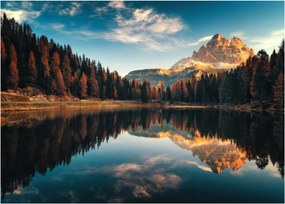 Obraz - Alpy, Taliansko, Dolomity, Lago Antorno (70x50 cm)