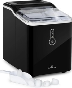 Klarstein Chillout, výrobník ľadu, oblé kúsky ľadu, 12 kg/24 h, nádrž 1,5 l, 1,5 l, čierny