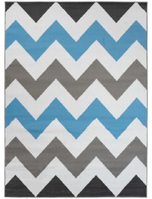Kusový koberec PP Zero modrý 80x150cm