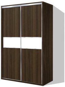 Nabytekmorava Šatníková skriňa s posuvnými dverami Beta HIT 40 farba lamina: agát (akát)